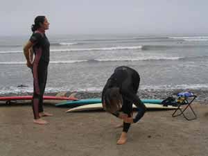 PERU SURF GUIDES - OUTSIDE WATER STRETCHING